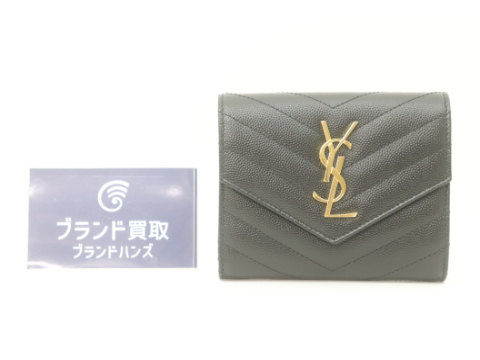 サンローラン Vステッチ 財布
