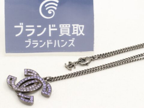 シャネル ココマーク 16C ラインストーン シルバー