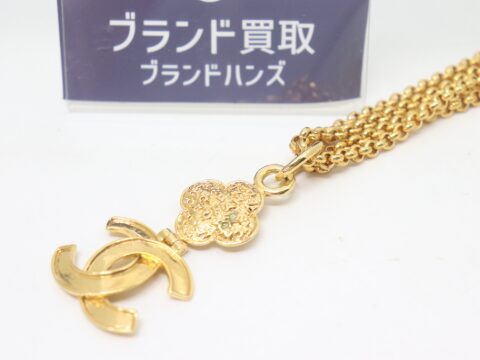 シャネル ココマーク 95A ダブルチェーン ゴールド