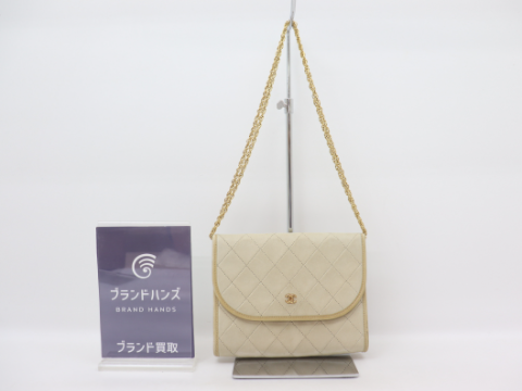 シャネル ミニココマーク チェーンショルダー ラムスキン