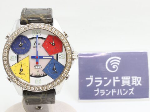 ジェイコブ ファイブタイムゾーン SS革 AT