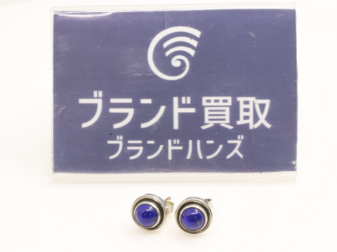 ジョージジェンセン ラピスラズリ ピアス SV925 3.0g