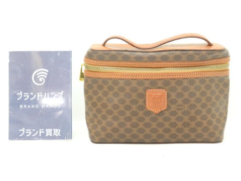 セリーヌ マカダム PVC 化粧ポーチ