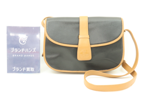 セリーヌ レザー ショルダーバッグ