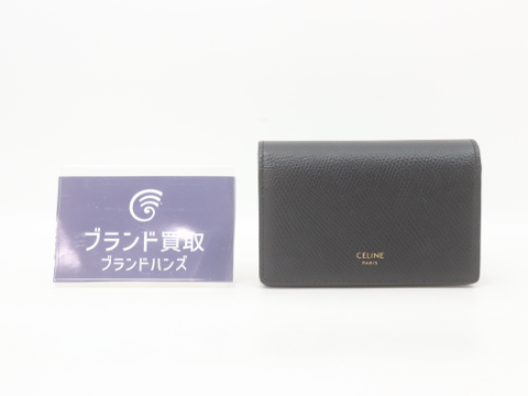 セリーヌ レザー ブラック