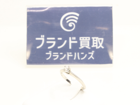 ティファニー PT950 ダイヤリング D0.29ct 2.6g