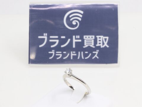 ティファニー Pt950 ソリテール ダイヤ リング 3.4g