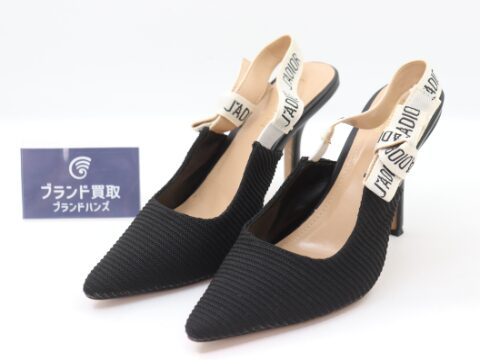 ディオール スリングバック パンプス