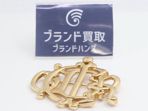 ディオールロゴブローチGP