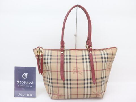 バーバリー ノバチェック トートバッグ