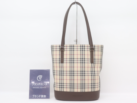 バーバリー ノバチェック トートバッグ