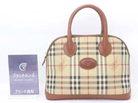 バーバリー ノバチェック ハンドバッグ