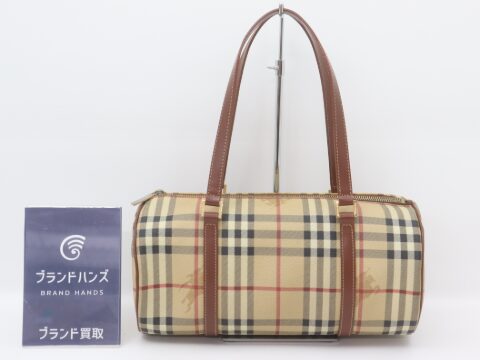 バーバリー ノバチェック ハンドバッグ