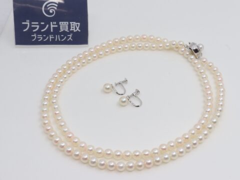 パール ネックレス イヤリングセット