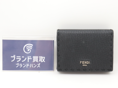 フェンディ セレリア 三つ折り財布 7M0280 ブラック