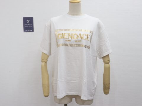 フェンディ×ヴェルサーチ フェンダーチェ ロゴ Tシャツ