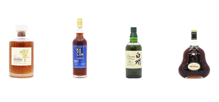 ブランドお酒ブランデー-白州ウイスキー2ヘネシー響ウイスキー