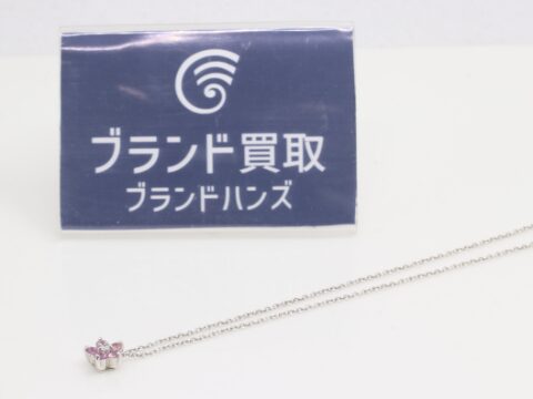ポンテヴェキオ K18WG ダイヤ ネックレス 2.7g