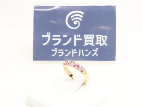 ポンテヴェキオ サファイア ダイヤリング S0.33ct D-0.99ct