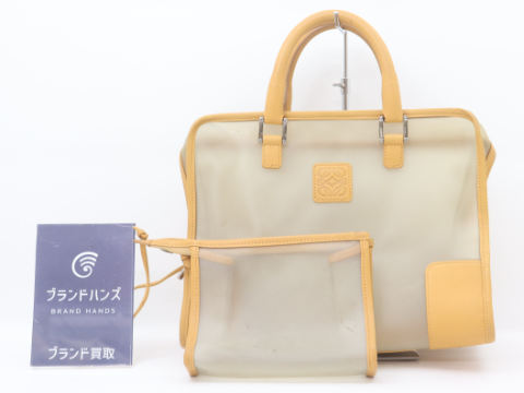 ロエベ アマソナ2000 ビニールバッグ ポーチ付き