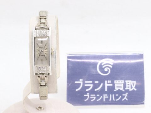 K14WG（14金ホワイトゴールド）時計 総重量22.15g