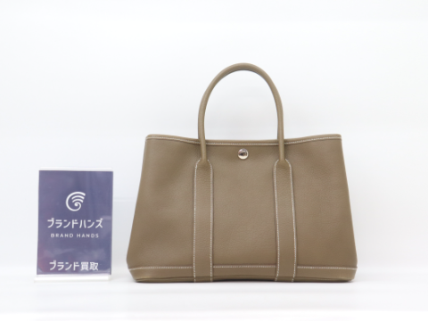 エルメス ガーデンパーティTPM ネゴンダ エトゥープ □K刻印