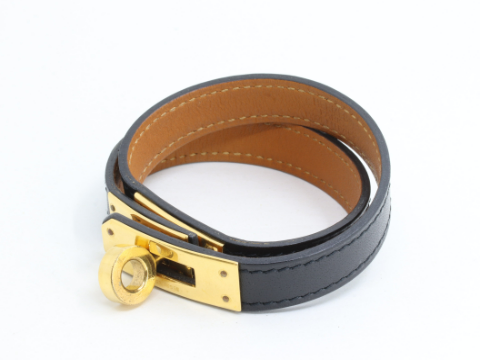 エルメス ドゥブルトゥール ブレスレット ゴールド金具