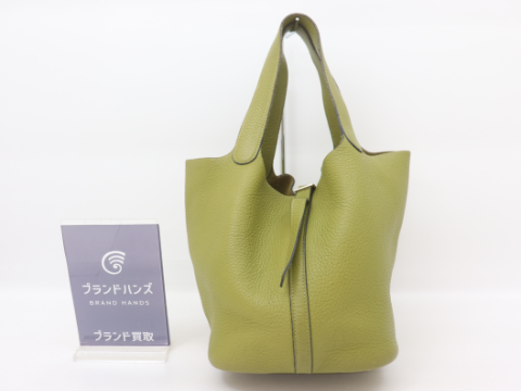 エルメス ピコタン22 トリヨンクレマンス SV金具 ▢H刻印