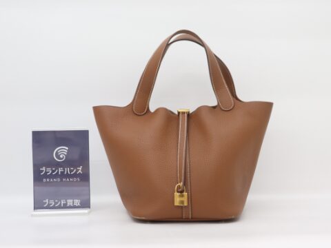 エルメス ピコタンロックMM ゴールド トリヨンクレマンス B刻印 ゴールド金具