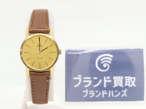 オメガ デヴィル シャンパン文字盤 手巻き