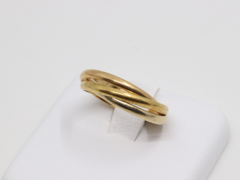カルティエ 750 トリニティリング #51 3.7g