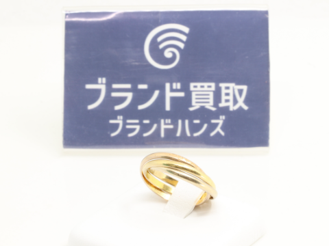 カルティエ トリニティ 750 YG WG PG 3.8g