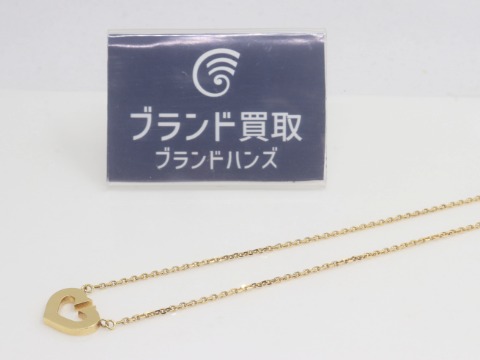 カルティエCハートネックレス