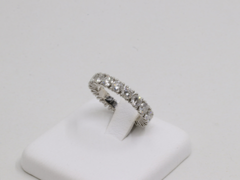 カルティエPt950 ディスティネ フルエタニティダイヤリング D-1.94ct