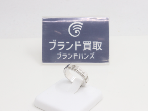 グッチ 750WG オクタゴン ダイヤリング