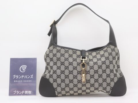 グッチ GGキャンバス ジャッキー グレー 001.4057