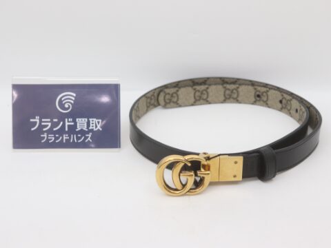 グッチ GGマーモント リバーシブル スリムベルト 659418