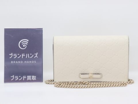 グッチ グッチシマ チェーンウォレット 431408