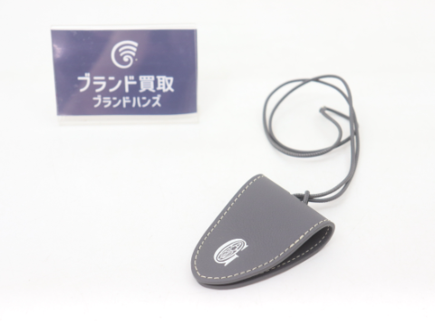 ゴヤール マネークリップ レザー グレー