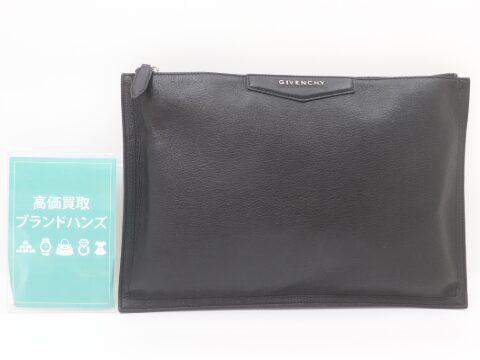 ジバンシー レザー アンティゴナ クラッチバッグ