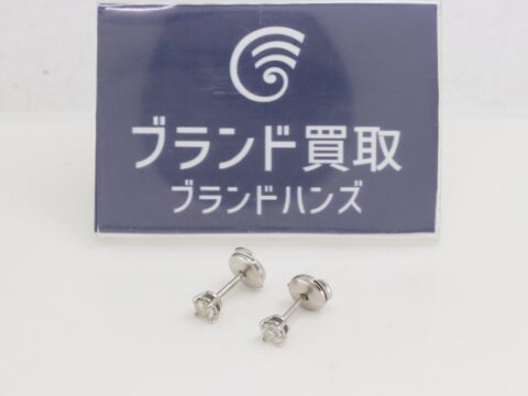 ティファニー Pt950 ダイヤモンド スタッド ピアス