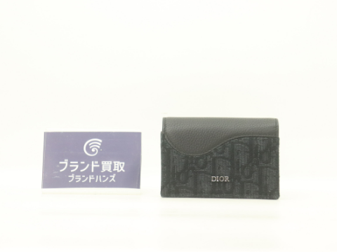 ディオール オブリーク カードケース キャンバス×レザー