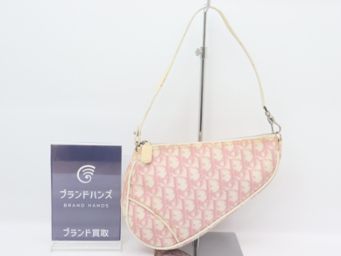 ディオール トロッター PVC ピンク ホワイト