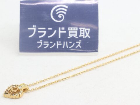 ディオール ロゴ ハートモチーフ ラインストーン ゴールド