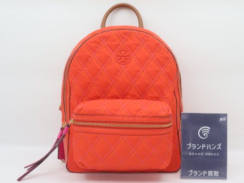 トリーバーチ ナイロン×レザー バックパック