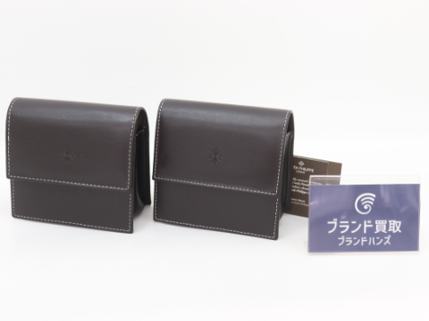 パテックフィリップ 時計用レザーケース 2点セット