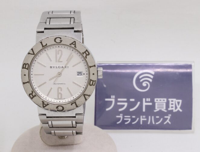 ブルガリ ブルガリブルガリ BB38SSAUTO SS ホワイト文字盤 自動巻き