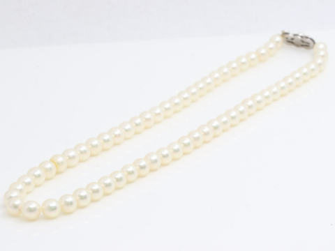 ミキモト パールネックレス K14WG 29g