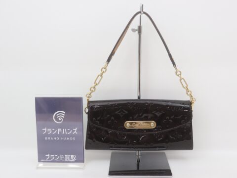 ルイヴィトン サンセットブルーバード M93543 ヴェルニ アマラント