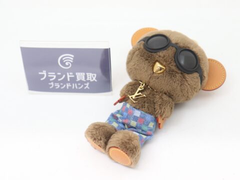 ルイヴィトン ルイベア チャーム フェイクファー ブルー M03178